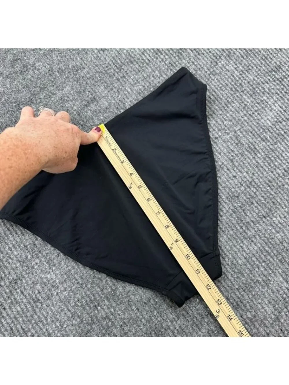Free People Movement x Beth Richards Black High Waist Swim Bottom Womens XL NEW